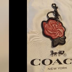 Coach key ring bag charm